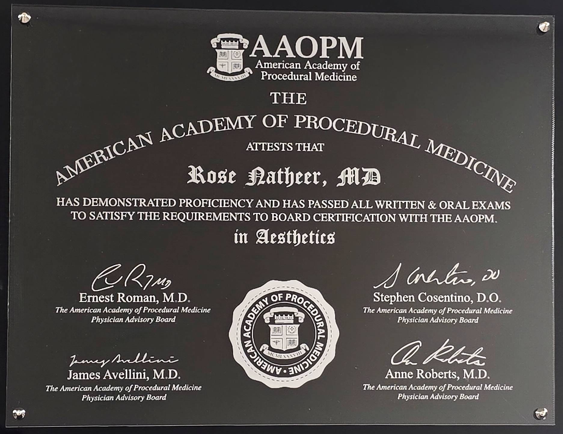 AAOPM Certified